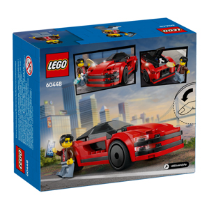 Lego City Red Sports Car Toy Vehicle Set 60448